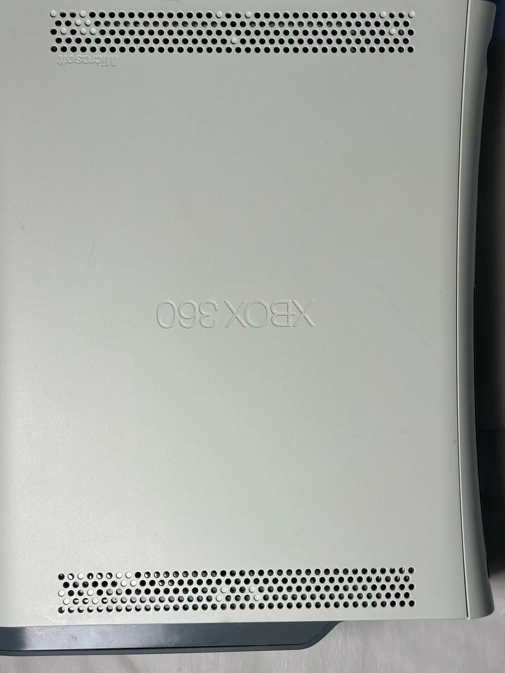 UNTESTED - FOR PARTS OR REPAIR Microsoft Xbox 360 White Console Front Panel